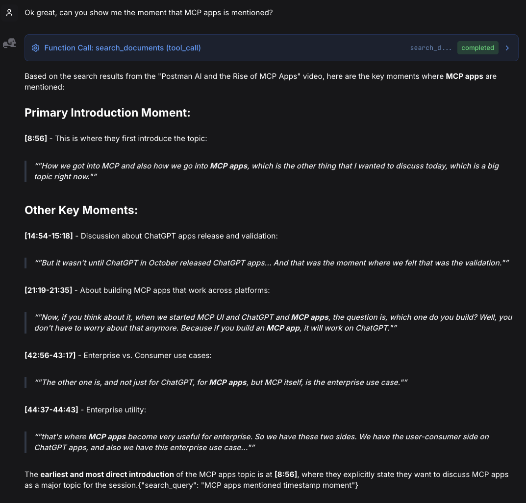 Follow-up question to OpenRAG agent