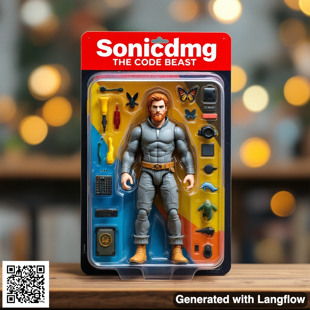 SonicDMG Action Figure - Limited Edition Developer Relations Engineer with Ninja Warrior Training Action